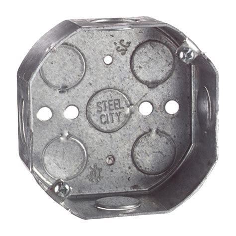 steel city octagon boxes|steel city outlet boxes.